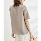 セットアップ対応 フロントホックハーフスリーブブラウス | ROPE' PICNIC | 詳細画像12