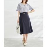 セットアップ対応 フロントホックハーフスリーブブラウス | ROPE' PICNIC | 詳細画像20