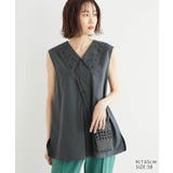 リンクコーデ/刺繍襟ブラウス | ROPE' PICNIC | 詳細画像1