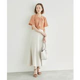 【WEB限定カラー:ベージュ,ピンク】ボウタイフウタックハーフスリーブ | ROPE' PICNIC | 詳細画像19