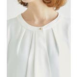 【WEB限定カラー:ベージュ,ピンク】ボウタイフウタックハーフスリーブ | ROPE' PICNIC | 詳細画像4