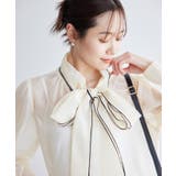 2WAY/配色リボンブラウス | ROPE' PICNIC | 詳細画像5 