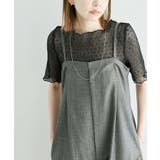 ブラック(01) | ドットシアーブラウス | ROPE' PICNIC