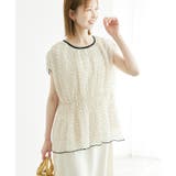 シャーリングドットブラウス | ROPE' PICNIC | 詳細画像12