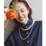 フリルカラーデニムシャツ | ROPE' PICNIC | 詳細画像3
