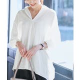 ホワイト(10) | スキッパーシャツ | ROPE' PICNIC
