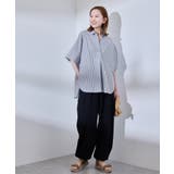 【UVカット・接触冷感・イージーケア】スキッパーシャツブラウス | ROPE' PICNIC | 詳細画像28