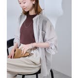 着丈が選べるバンドカラーストライプシアーシャツ | ROPE' PICNIC | 詳細画像15 