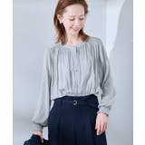 割繊ギャザーブラウス | ROPE' PICNIC | 詳細画像17 