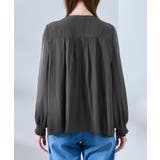 割繊ギャザーブラウス | ROPE' PICNIC | 詳細画像25 