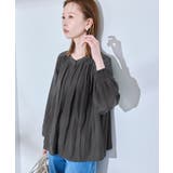 割繊ギャザーブラウス | ROPE' PICNIC | 詳細画像6 