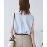 【UVカット・接触冷感・イージーケア】バンドカラーノースリーブシャツ/通勤対応 | ROPE' PICNIC | 詳細画像20 