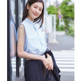 【UVカット・接触冷感・イージーケア】バンドカラーノースリーブシャツ/通勤対応 | ROPE' PICNIC | 詳細画像5 