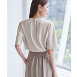 メタルパーツフロントフリルタイブラウス/通勤対応 | ROPE' PICNIC | 詳細画像15 