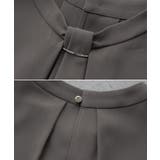 メタルパーツフロントフリルタイブラウス/通勤対応 | ROPE' PICNIC | 詳細画像29 