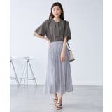 メタルパーツフロントフリルタイブラウス/通勤対応 | ROPE' PICNIC | 詳細画像3 