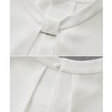 メタルパーツフロントフリルタイブラウス/通勤対応 | ROPE' PICNIC | 詳細画像30 