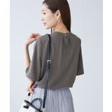 メタルパーツフロントフリルタイブラウス/通勤対応 | ROPE' PICNIC | 詳細画像6 