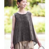 3Dレースノースリーブブラウス | ROPE' PICNIC | 詳細画像7 