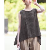 スミクロ(05) | 3Dレースノースリーブブラウス | ROPE' PICNIC