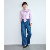 ボウタイリボンシャツ/花粉ガード・防シワ | ROPE' PICNIC | 詳細画像23 