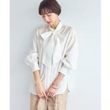 ボウタイリボンシャツ/花粉ガード・防シワ | ROPE' PICNIC | 詳細画像4 