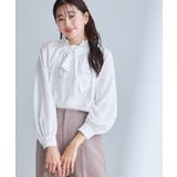 ホワイト(10) | ネックコンシャスデザインシャツ/イージーケア | ROPE' PICNIC