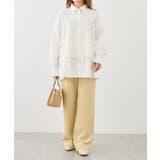 ペプラムシャツブラウス/UVカット・防シワ | ROPE' PICNIC | 詳細画像34 