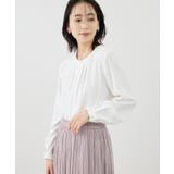 【WEB限定サイズ】配色アソートフロントタックブラウス | ROPE' PICNIC | 詳細画像12 