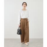 【WEB限定サイズ】配色アソートフロントタックブラウス | ROPE' PICNIC | 詳細画像14 