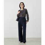 【WEB限定サイズ】配色アソートフロントタックブラウス | ROPE' PICNIC | 詳細画像3 