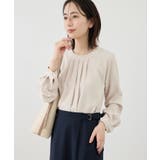 【WEB限定サイズ】配色アソートフロントタックブラウス | ROPE' PICNIC | 詳細画像32 