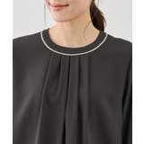 【WEB限定サイズ】配色アソートフロントタックブラウス | ROPE' PICNIC | 詳細画像40 