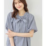前後2WAYギャザーリボンデザインシャツ/UVケア・接触冷感・リンクコーデ | ROPE' PICNIC | 詳細画像10 