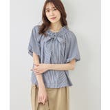 前後2WAYギャザーリボンデザインシャツ/UVケア・接触冷感・リンクコーデ | ROPE' PICNIC | 詳細画像11 