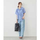 前後2WAYギャザーリボンデザインシャツ/UVケア・接触冷感・リンクコーデ | ROPE' PICNIC | 詳細画像19 