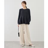 袖プリーツフレアブラウス | ROPE' PICNIC | 詳細画像17 