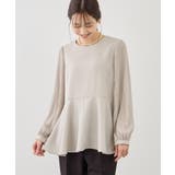 袖プリーツフレアブラウス | ROPE' PICNIC | 詳細画像4 