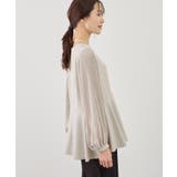 袖プリーツフレアブラウス | ROPE' PICNIC | 詳細画像7 