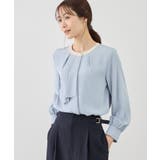 【WEB限定サイズ】配色アソートボウタイフウブラウス | ROPE' PICNIC | 詳細画像31 