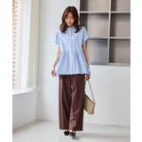 フレンチペプラムシャツ/UVカット・防シワ | ROPE' PICNIC | 詳細画像12 