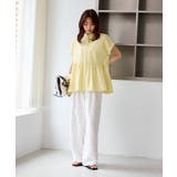 フレンチペプラムシャツ/UVカット・防シワ | ROPE' PICNIC | 詳細画像31 