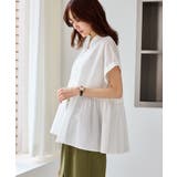 フレンチペプラムシャツ/UVカット・防シワ | ROPE' PICNIC | 詳細画像5 