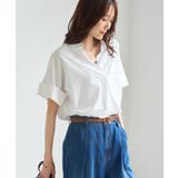 スキッパーシャツブラウス/UVカット・接触冷感・防シワ | ROPE' PICNIC | 詳細画像15