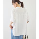スキッパーシャツブラウス/UVカット・接触冷感・防シワ | ROPE' PICNIC | 詳細画像19