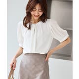 袖プリーツハーフスリーブブラウス | ROPE' PICNIC | 詳細画像1 