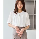 袖プリーツハーフスリーブブラウス | ROPE' PICNIC | 詳細画像13 