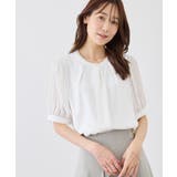 袖プリーツハーフスリーブブラウス | ROPE' PICNIC | 詳細画像22 