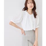 袖プリーツハーフスリーブブラウス | ROPE' PICNIC | 詳細画像24 