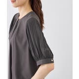 袖プリーツハーフスリーブブラウス | ROPE' PICNIC | 詳細画像42 